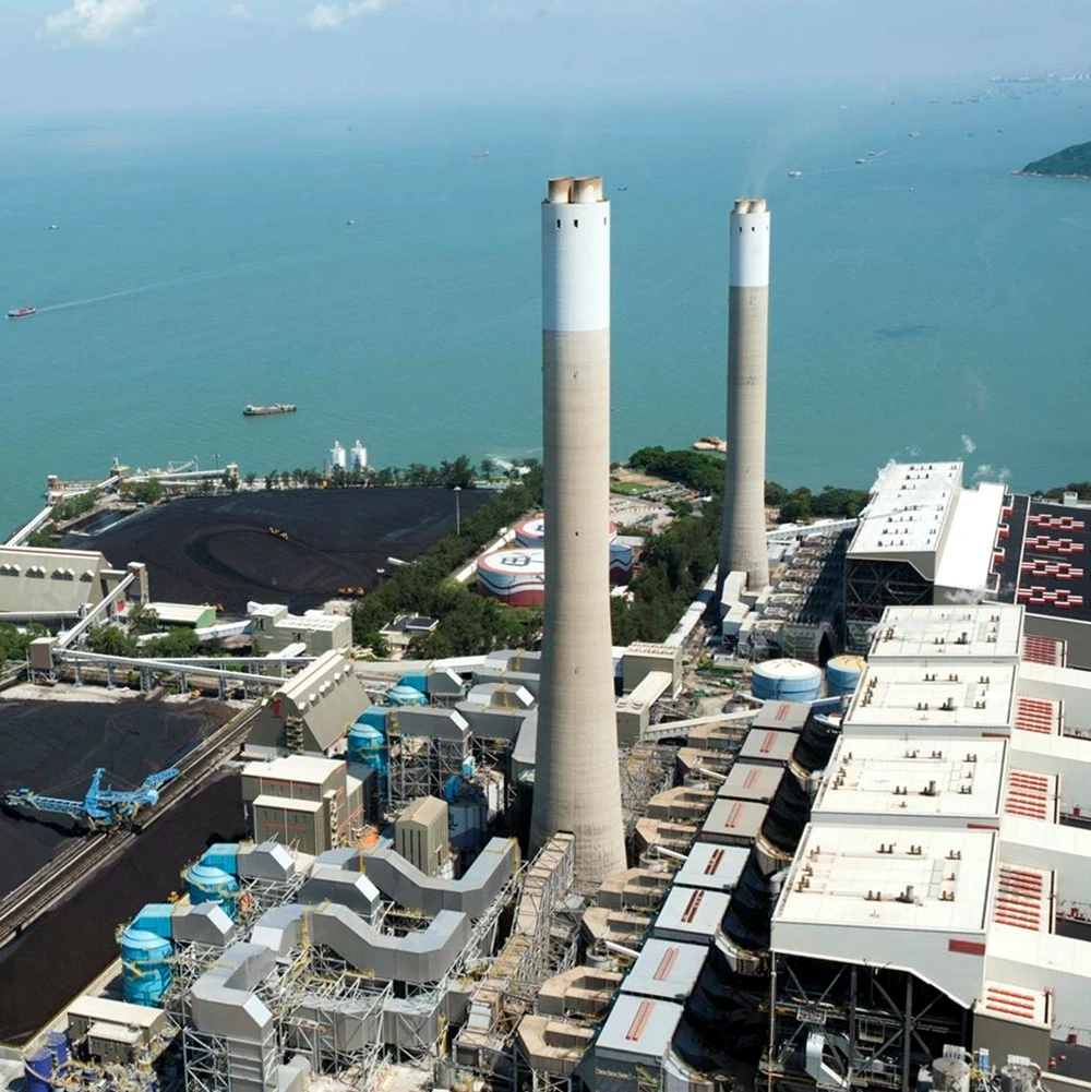 Coal plant and flue gas desulphurisation maintenance, Castle Peak Power Station, Hong Kong