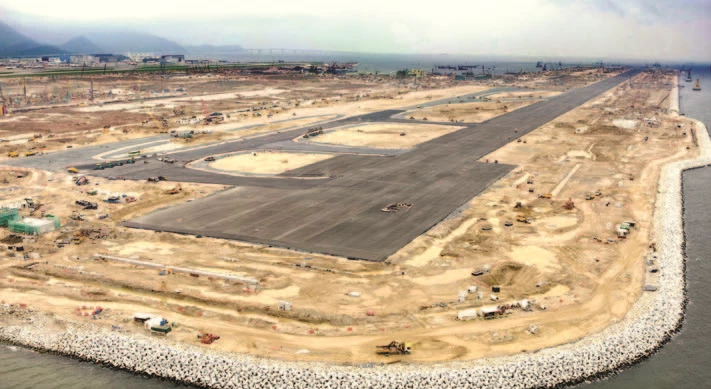 Hong Kong airport’s NEC-procured new runway successfully completed